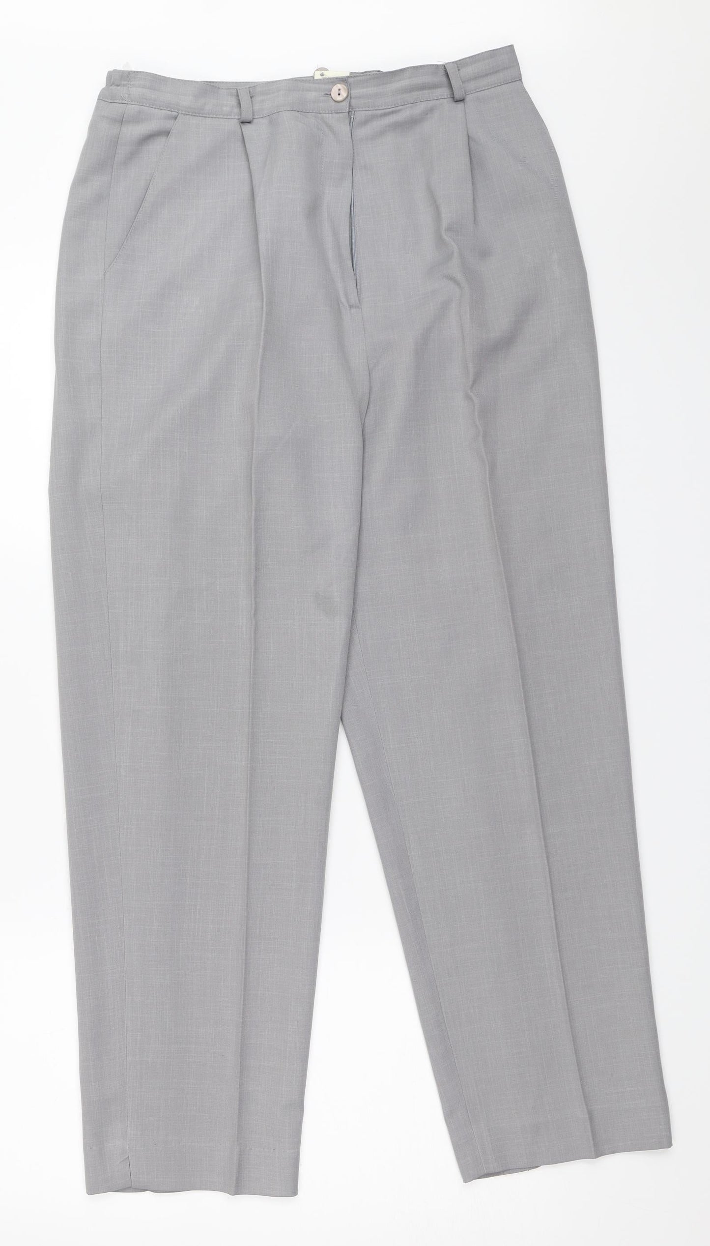 Womens UK Size 12 Bonmarché Regular Fit  Green Trousers