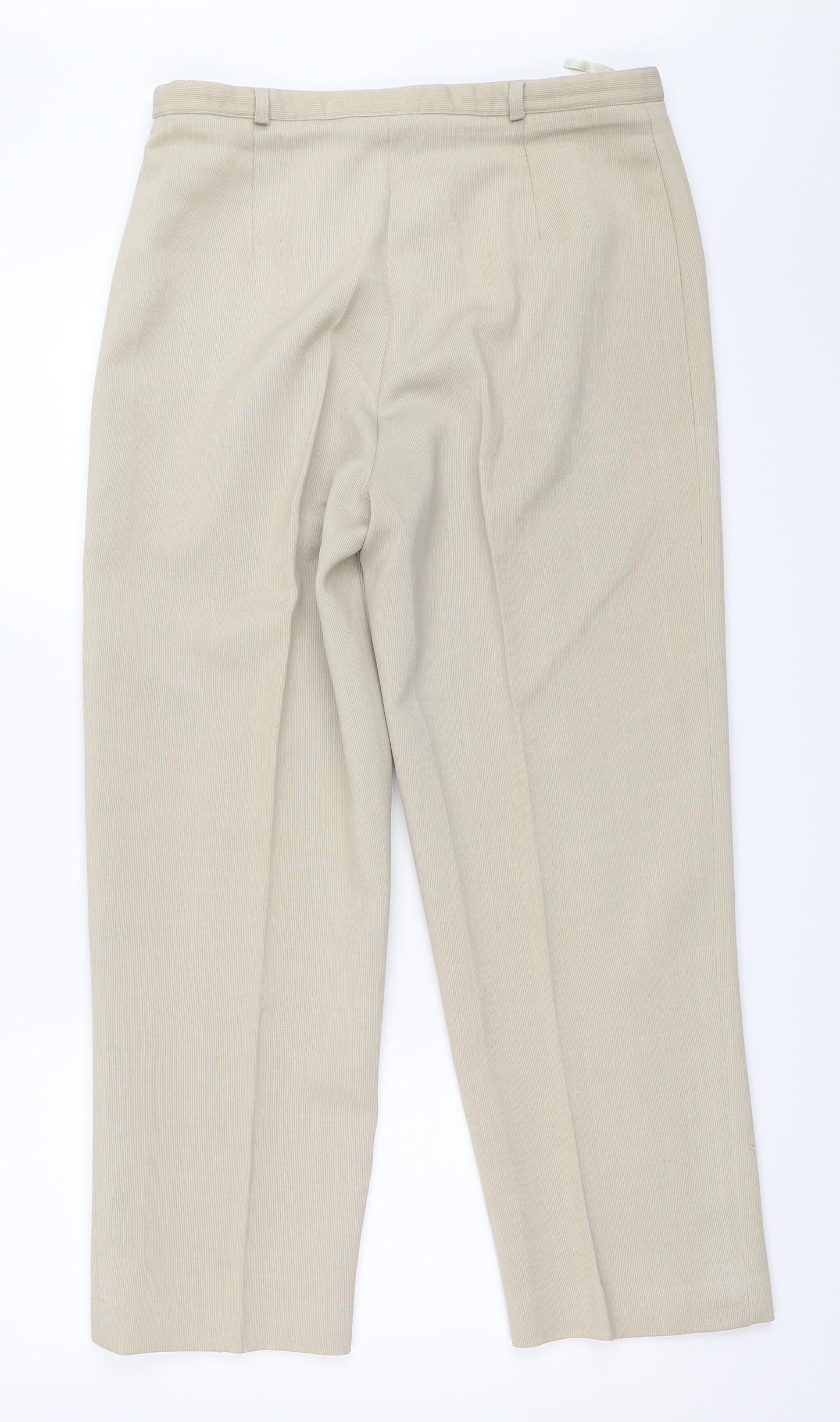 Mackays Womens Beige   Trousers  Size 16 L26.5 in