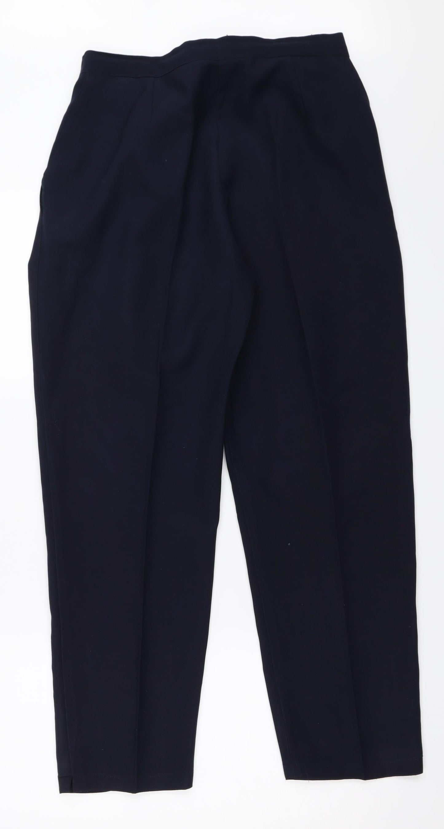 Womens UK Size 14 Preworn Regular Fit  Blue Trousers
