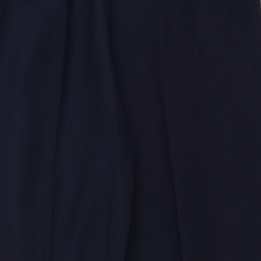 Womens UK Size 14 Preworn Regular Fit  Blue Trousers
