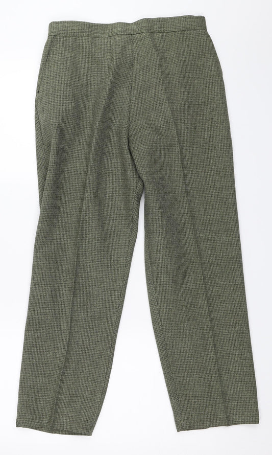 Preworn Womens Green   Trousers  Size 14 L25 in