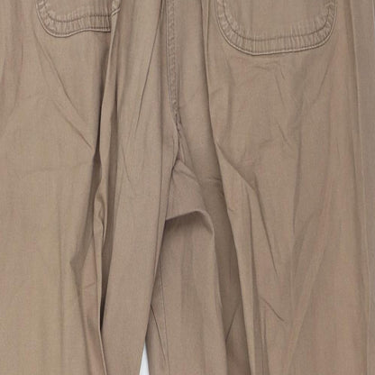 Womens UK Size 14 BM Regular Fit Chino Brown Trousers