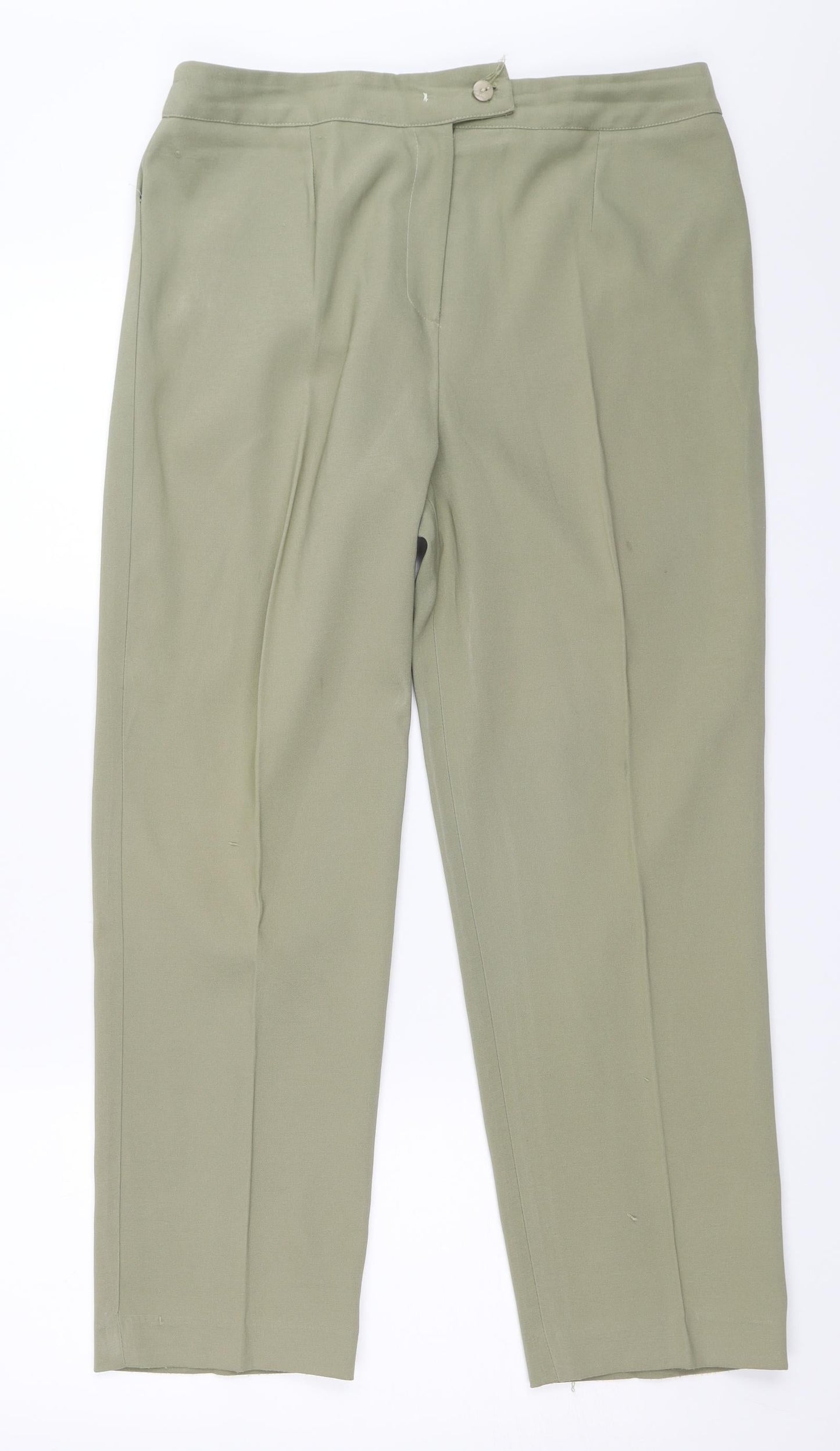 Offshoot Womens Green   Trousers  Size 14 L27 in