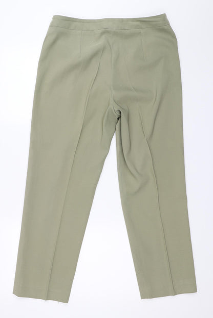 Offshoot Womens Green   Trousers  Size 14 L27 in