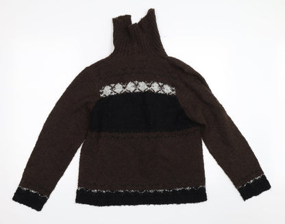 Ze-Ze Womens Brown   Cardigan Jumper Size L