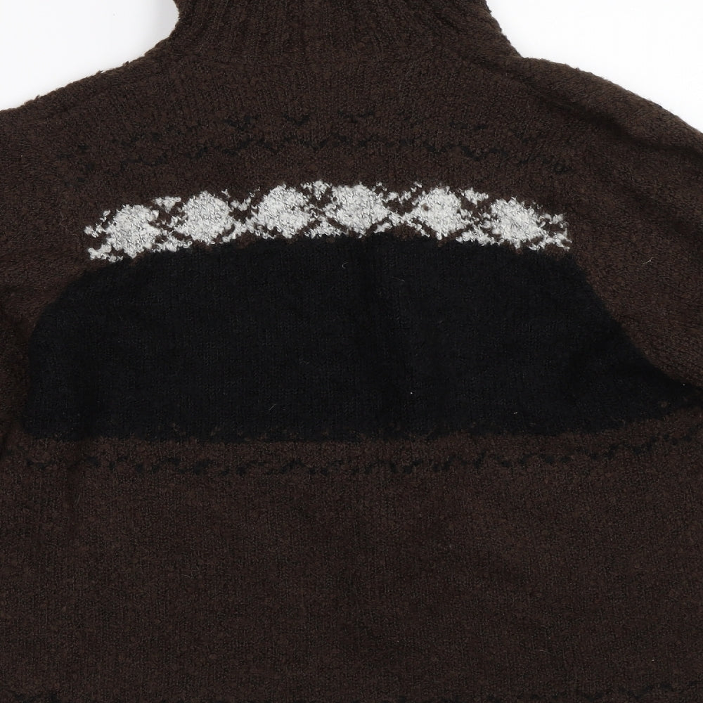Ze-Ze Womens Brown   Cardigan Jumper Size L
