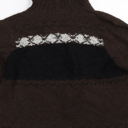 Ze-Ze Womens Brown   Cardigan Jumper Size L