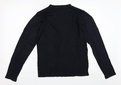 Giorgio Mens Blue   Pullover Jumper Size S