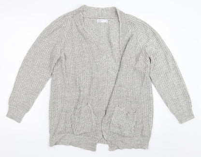 Papaya Womens Grey   Cardigan Jumper Size M