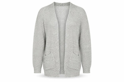Papaya Womens Grey   Cardigan Jumper Size M