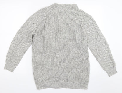 Papaya Womens Grey   Cardigan Jumper Size M