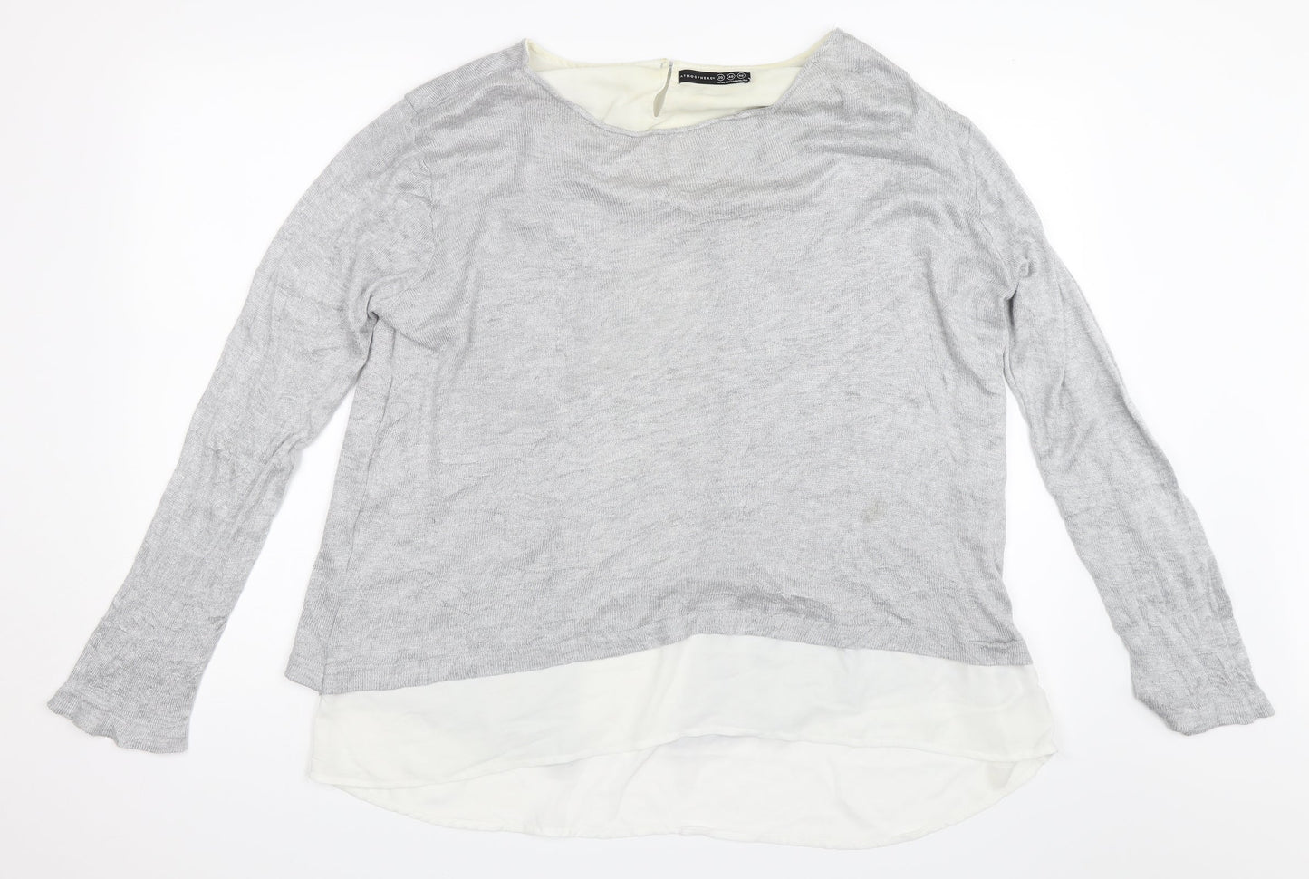 Atmosphere Womens Grey   Pullover Jumper Size 20