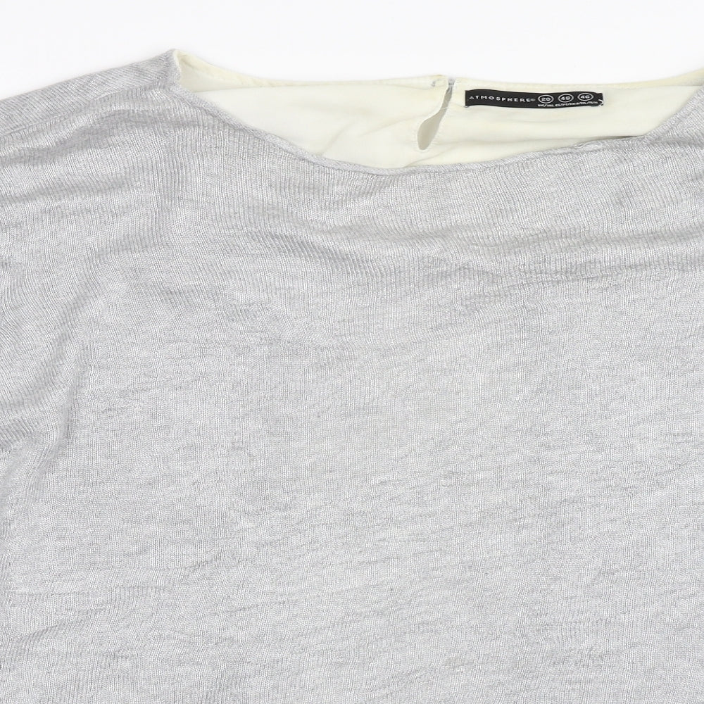 Atmosphere Womens Grey   Pullover Jumper Size 20