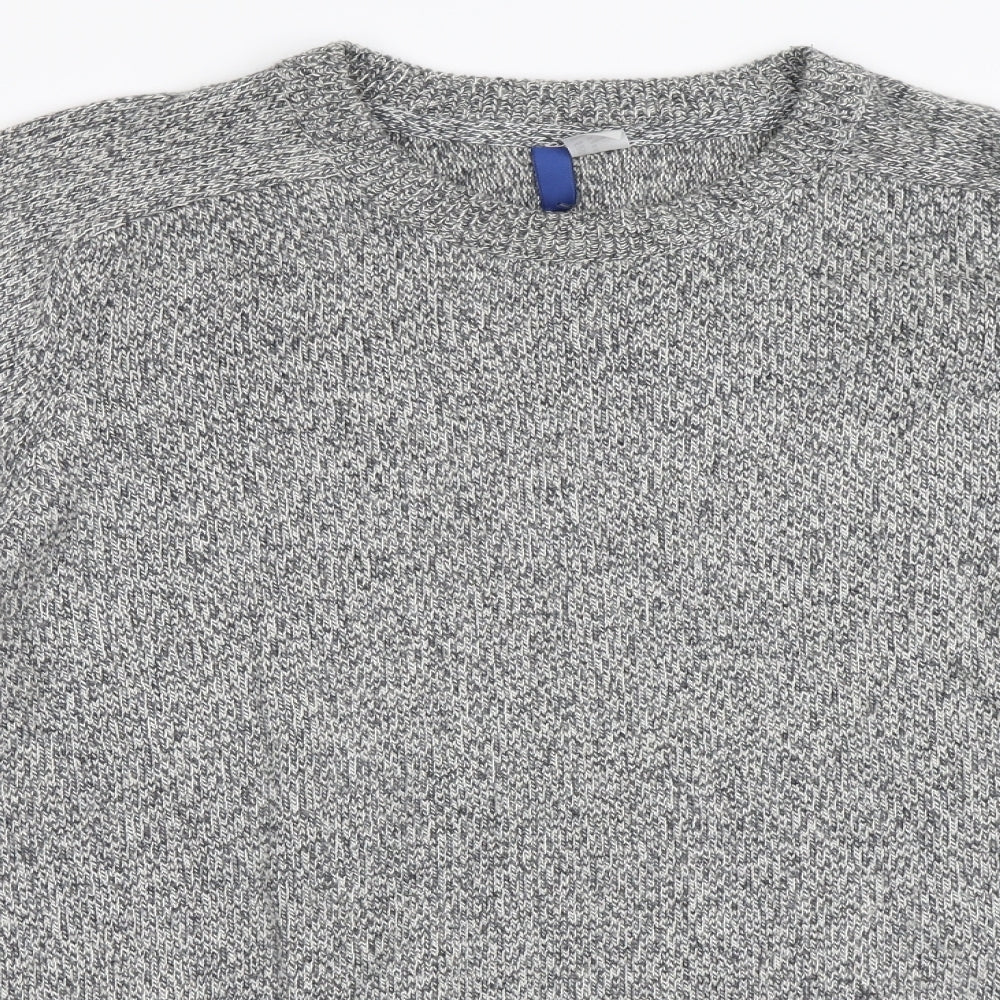H&M Mens Grey   Pullover Jumper Size M