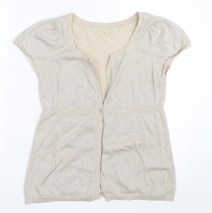 River Island Womens Beige   Cardigan Jumper Size 12