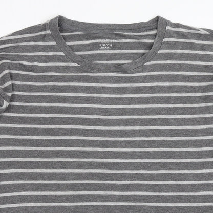 A Pea in the Pod Womens Grey Striped  Pullover Sweatshirt Size S