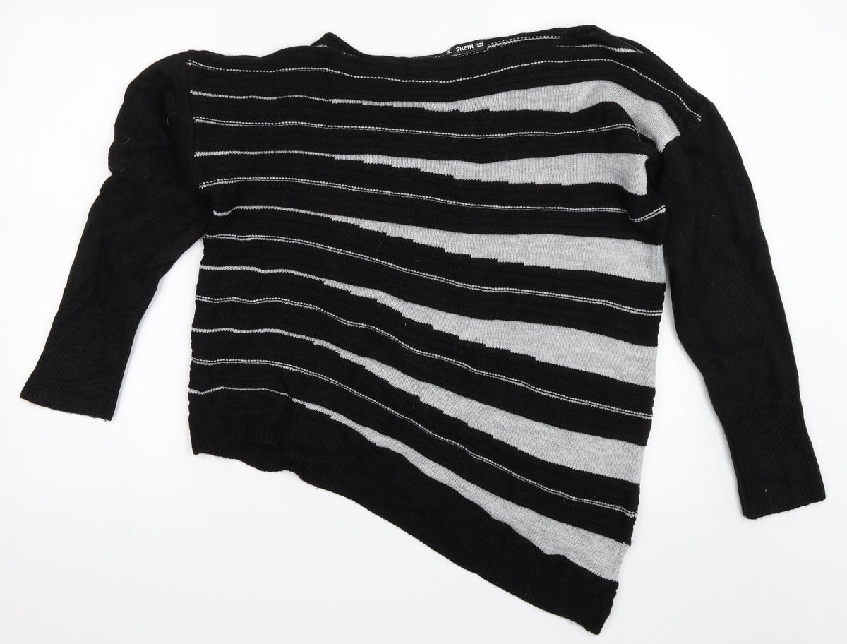 SHEIN Womens Black   Pullover Jumper Size M