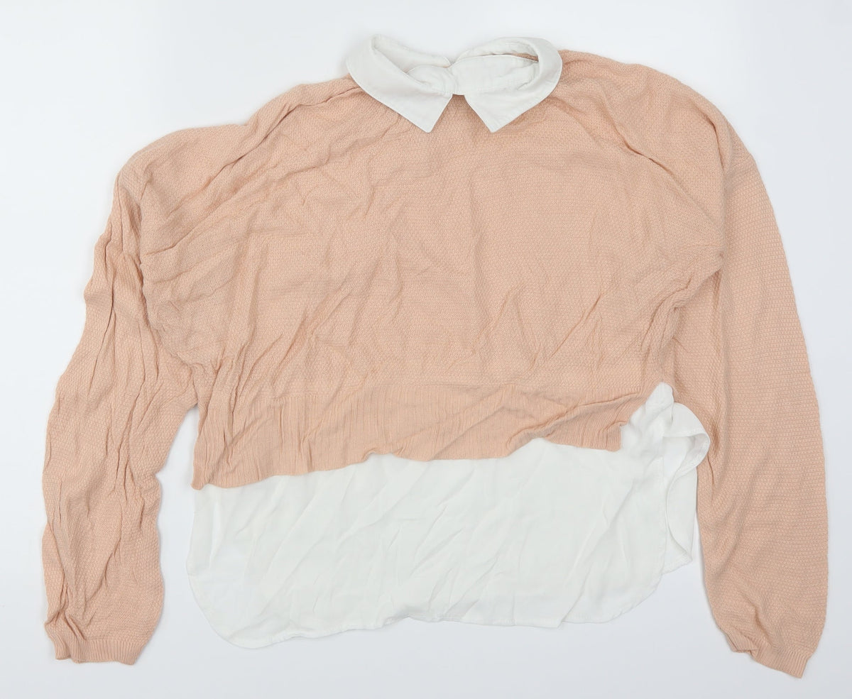 Slect Womens Pink   Pullover Jumper Size 10