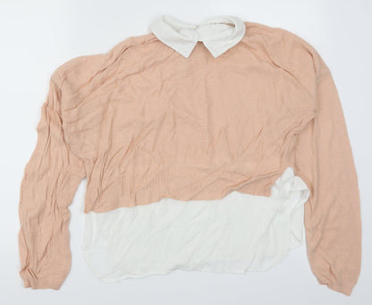 Slect Womens Pink   Pullover Jumper Size 10