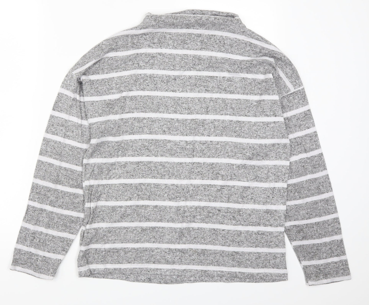 Marks and Spencer Womens Grey Striped  Top Pyjama Top Size 10