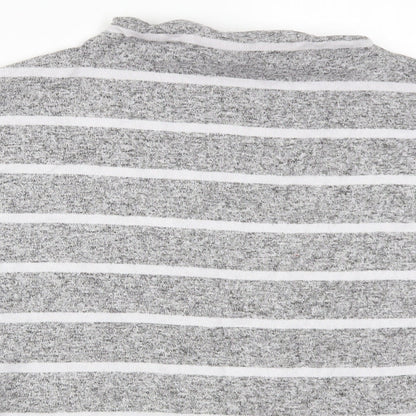 Marks and Spencer Womens Grey Striped  Top Pyjama Top Size 10