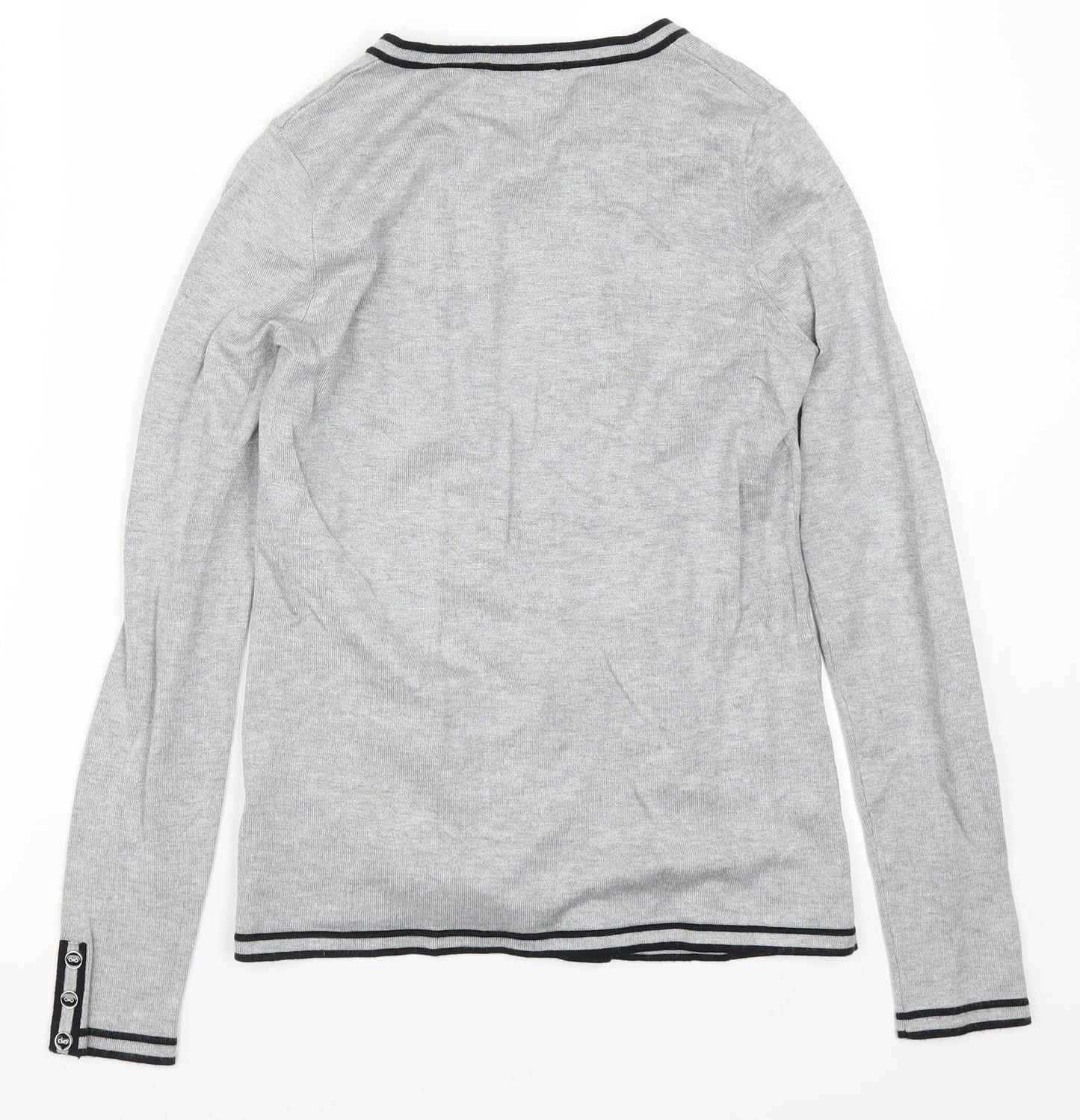 Preworn Womens Grey   Cardigan Jumper Size 8