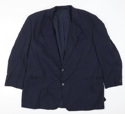 Mens UK Size 46 MODENA Regular Blue Suit Jacket