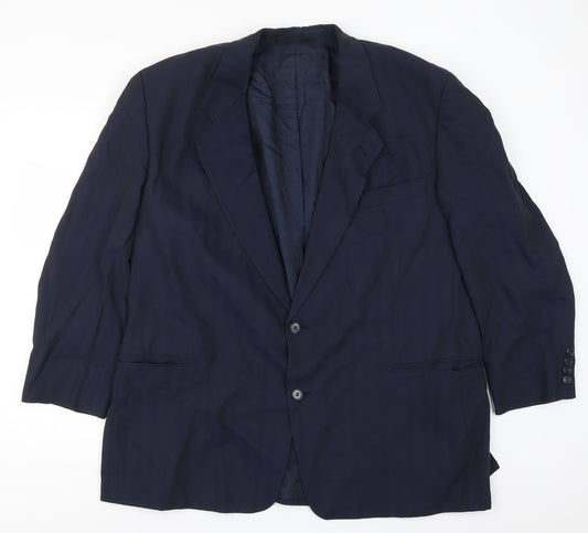 Mens UK Size 46 MODENA Regular Blue Suit Jacket