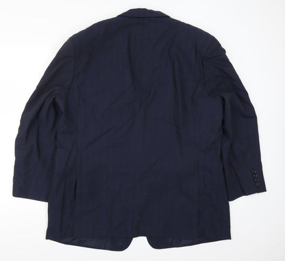 Mens UK Size 46 MODENA Regular Blue Suit Jacket