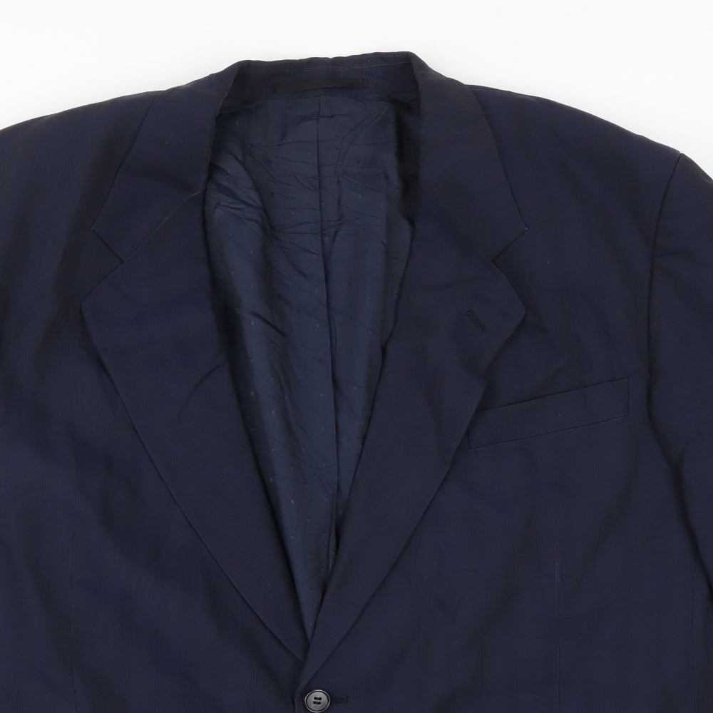 Mens UK Size 46 MODENA Regular Blue Suit Jacket