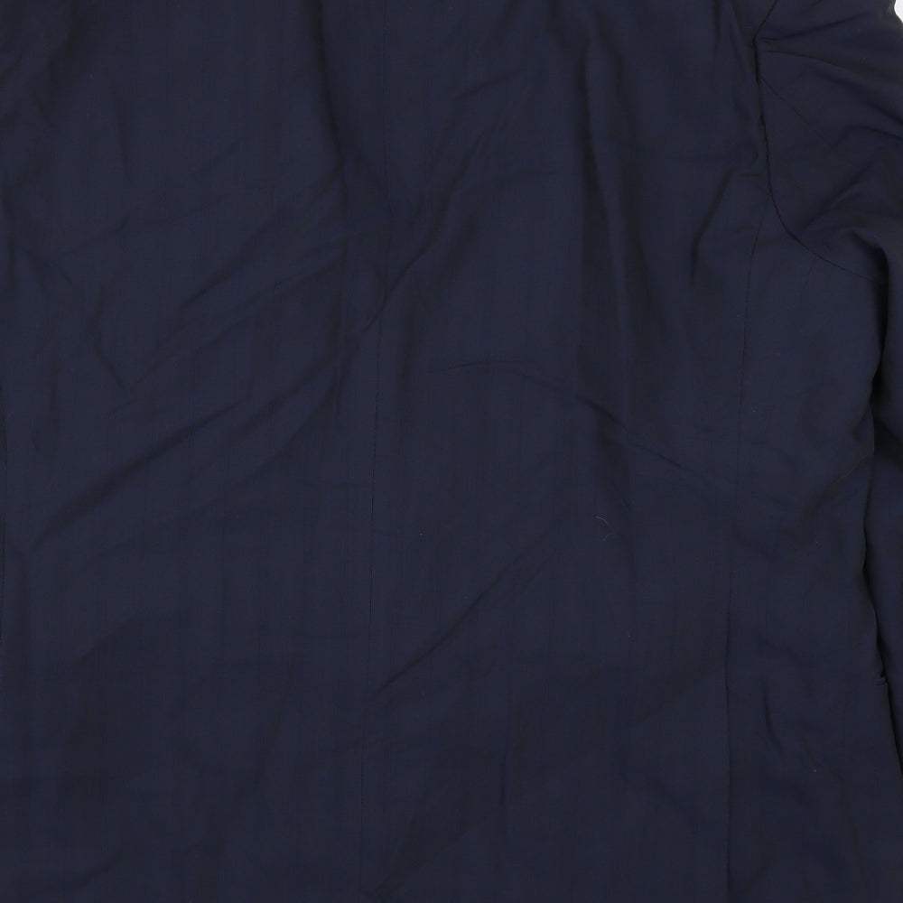 Mens UK Size 46 MODENA Regular Blue Suit Jacket