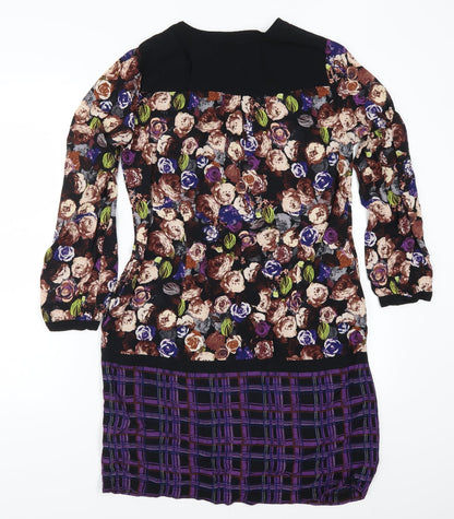 Marks and Spencer Womens Multicoloured Floral  Pencil Dress  Size 10