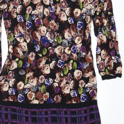 Marks and Spencer Womens Multicoloured Floral  Pencil Dress  Size 10