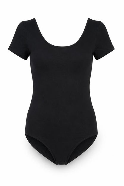 Womens UK Size S H&M One-Piece Black Bodysuit