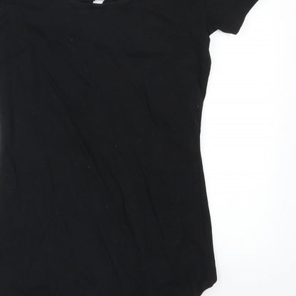 H&M Womens Black   Bodysuit One-Piece Size S