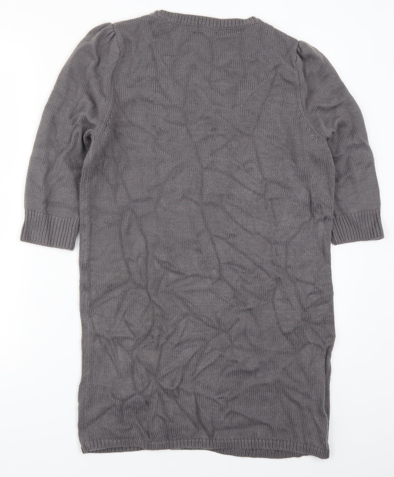 Papaya Womens Grey   Jumper Dress  Size 14  - Bow