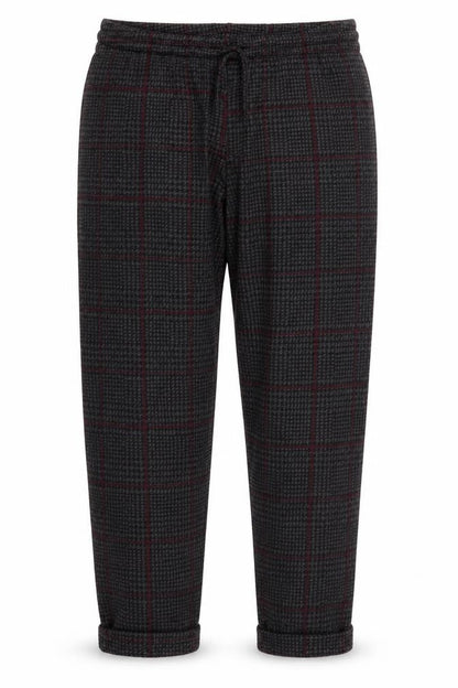 Tezenis Womens Grey Houndstooth  Sweatpants Trousers Size 30 in L23 in
