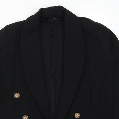 PRETTYLITTLETHING Womens Black   Jacket Blazer Size 6