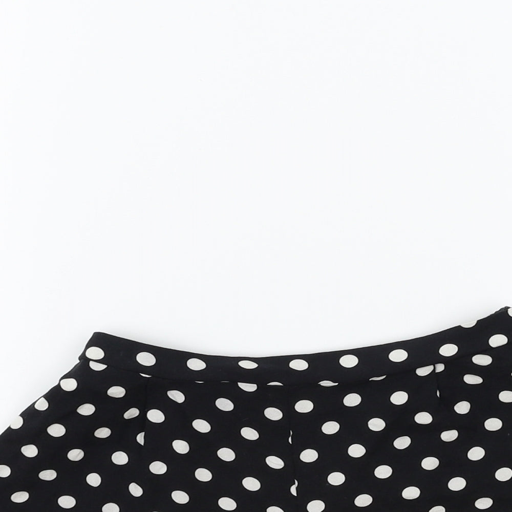 F&F Girls Black Polka Dot  Sailor Shorts Size 6-7 Years