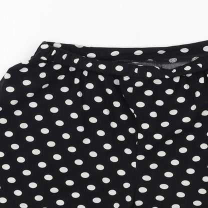 F&F Girls Black Polka Dot  Sailor Shorts Size 6-7 Years