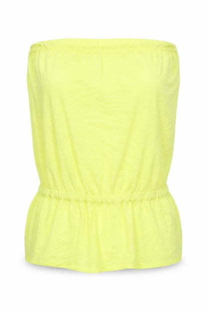 Womens UK Size 16 Very Yellow Basic Tank