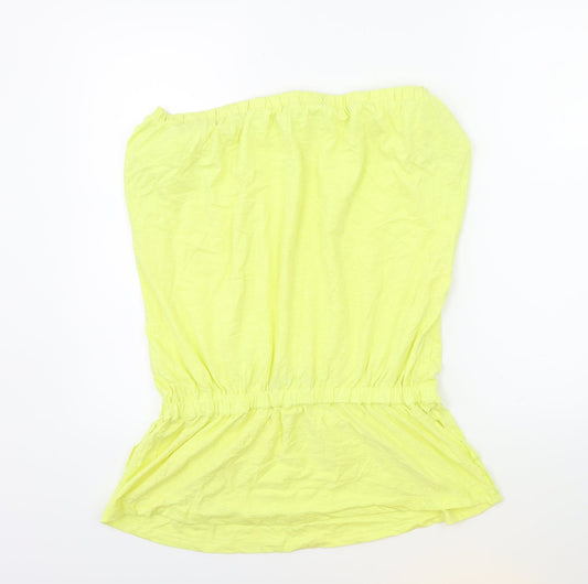Womens UK Size 16 Very Yellow Basic Tank
