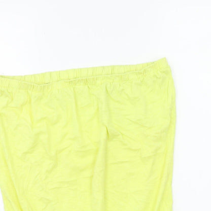 Womens UK Size 16 Very Yellow Basic Tank