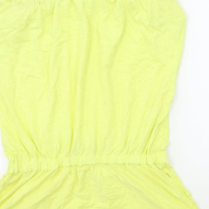 Womens UK Size 16 Very Yellow Basic Tank