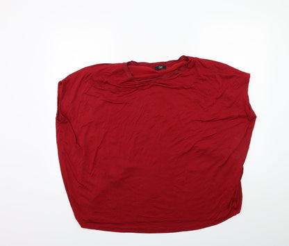 F&F Womens Red   Basic Blouse Size 18
