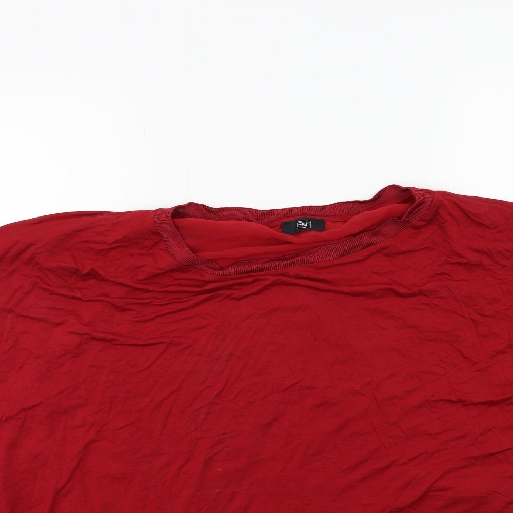 F&F Womens Red   Basic Blouse Size 18