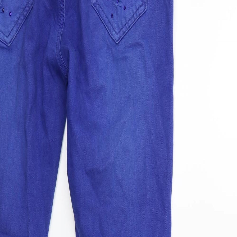 MISS ROSA Womens Blue  Denim Skinny Jeans Size S L31 in