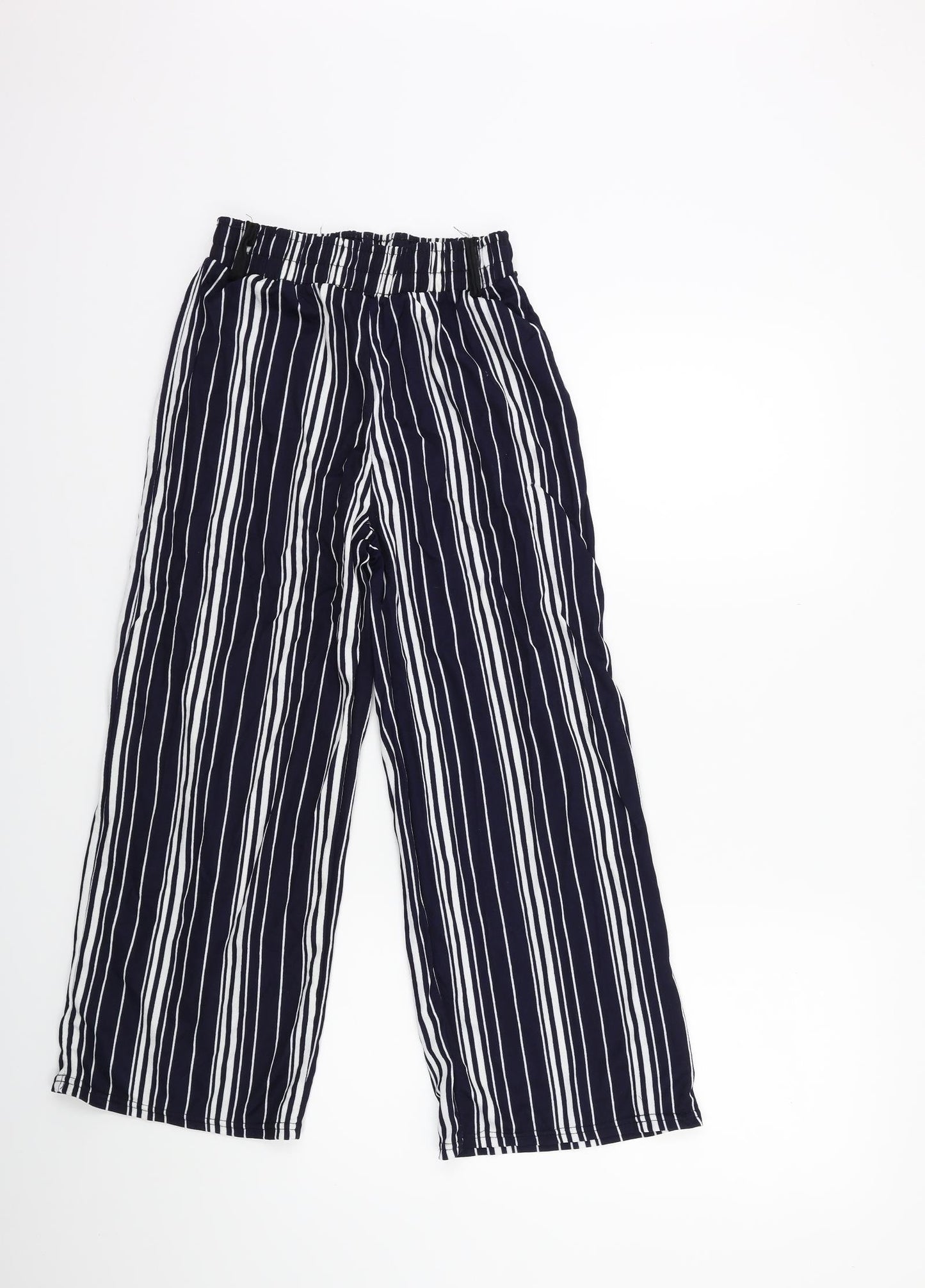 Womens UK Size S Preworn Regular Fit  Blue Trousers