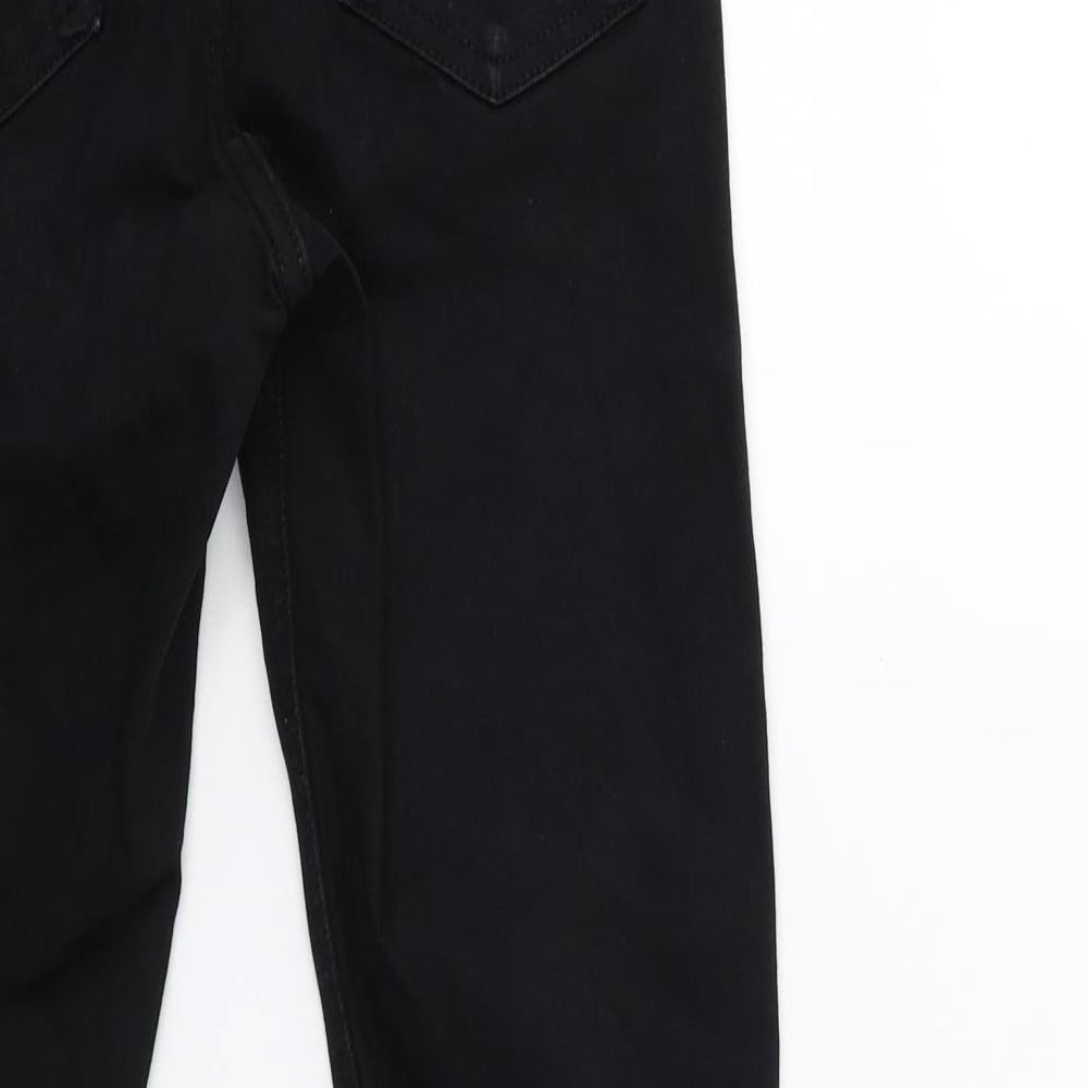 Topshop Womens Black  Denim Skinny Jeans Size 26 in L30 in