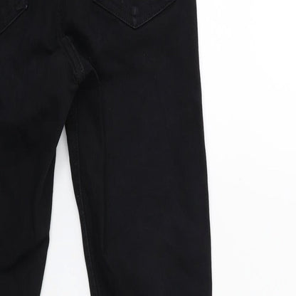 Topshop Womens Black  Denim Skinny Jeans Size 26 in L30 in